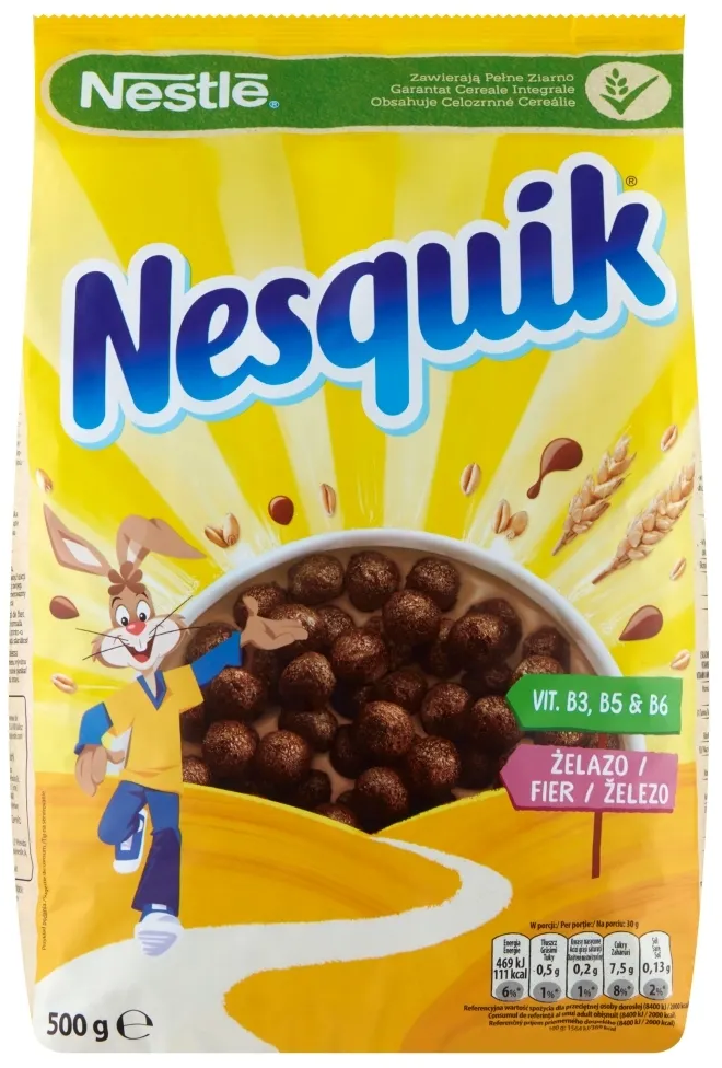 Płatki czekoladowe Nestle Nesquik, folia, 450g