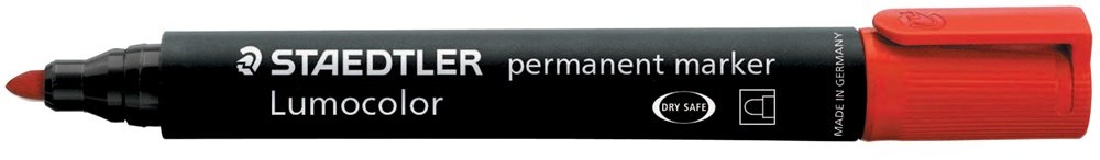 Marker permanentny Staedtler, Lumocolor 352, okrągła, 2mm, czerwony