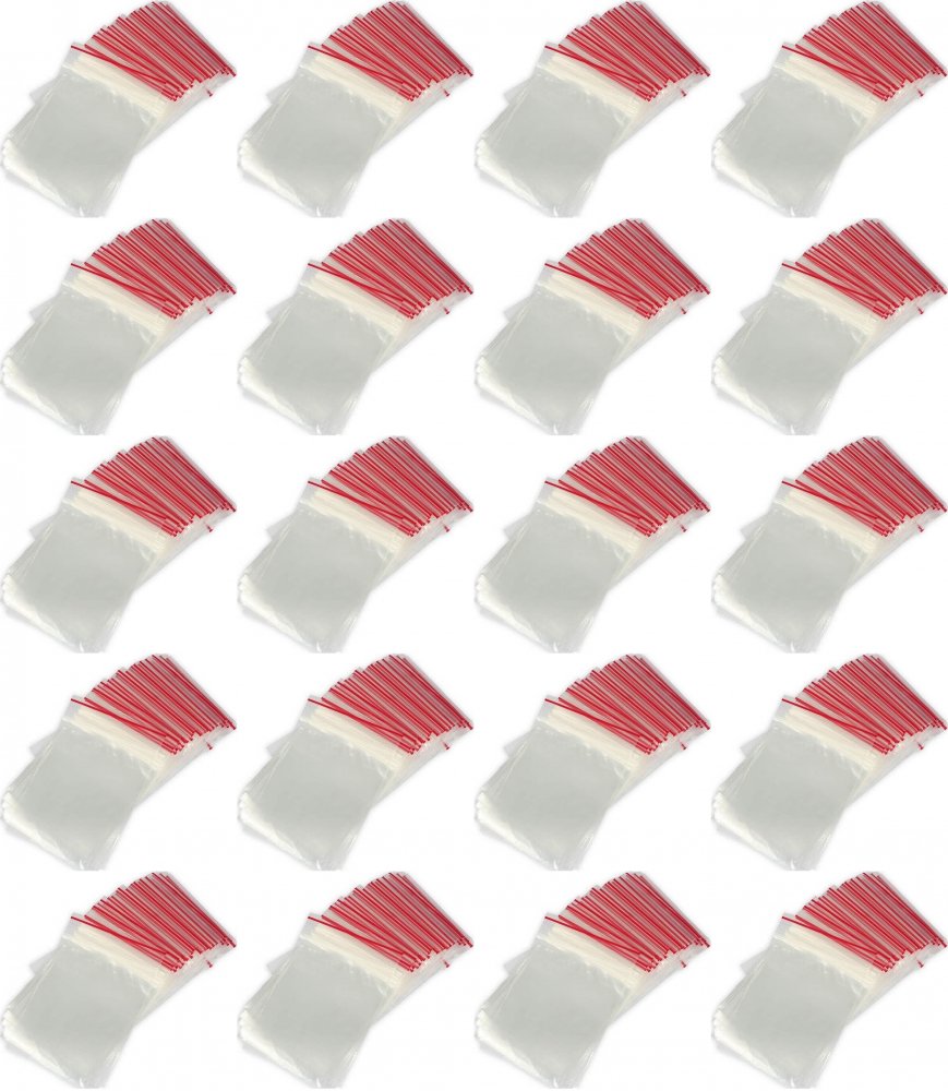 20x Woreczki strunowe Emerson, 70x100mm, 100 sztuk, bezbarwny