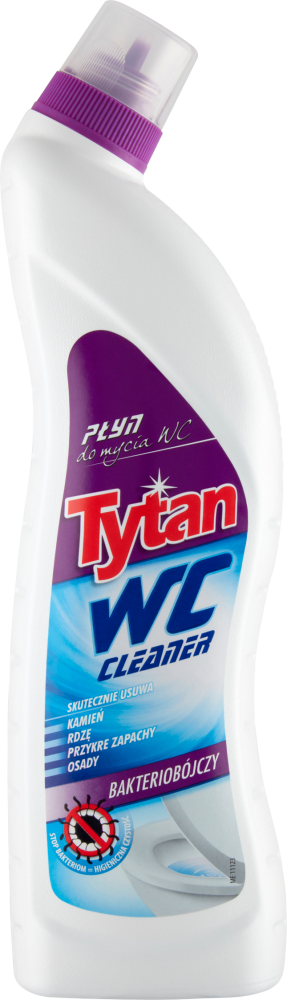 Płyn do czyszczenia WC Tytan, bakteriobójczy, fioletowy, 700g