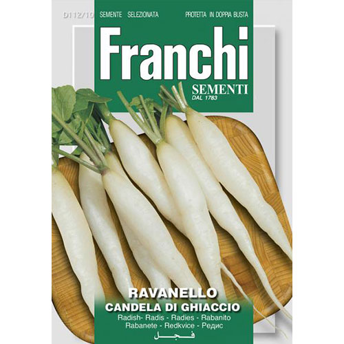 1 pac, Ridiche Candela di Ghiaccio - Semințe: Mod de ambalare: 15 g