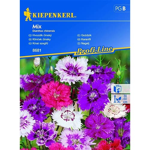 1 pac, Garoafă, mix multicolor - Semințe: Mod de ambalare: 1 pac