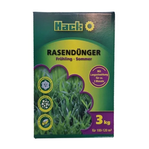1 pac, Îngrășământ de primăvară-vară pentru gazon - : Mod de ambalare: 3 kg