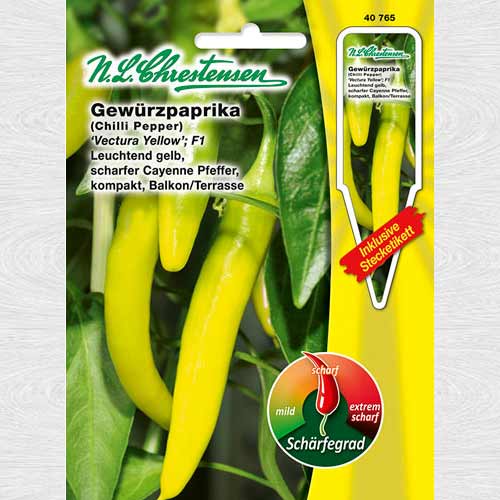 1 pac, Ardei lung Vectura yellow F1 - Semințe: Mod de ambalare: 1 pac