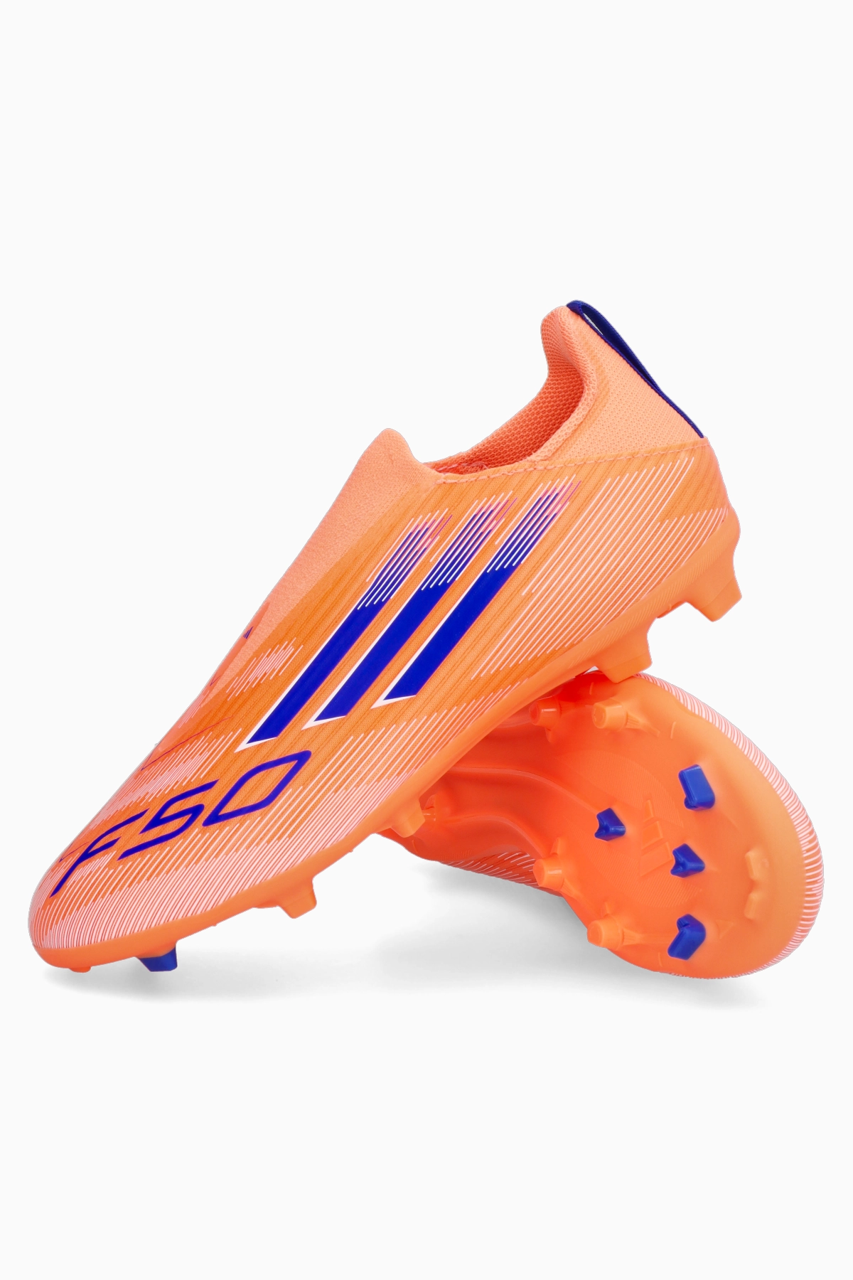Korki adidas F50 League LL FG/MG Junior - Pomarańczowy