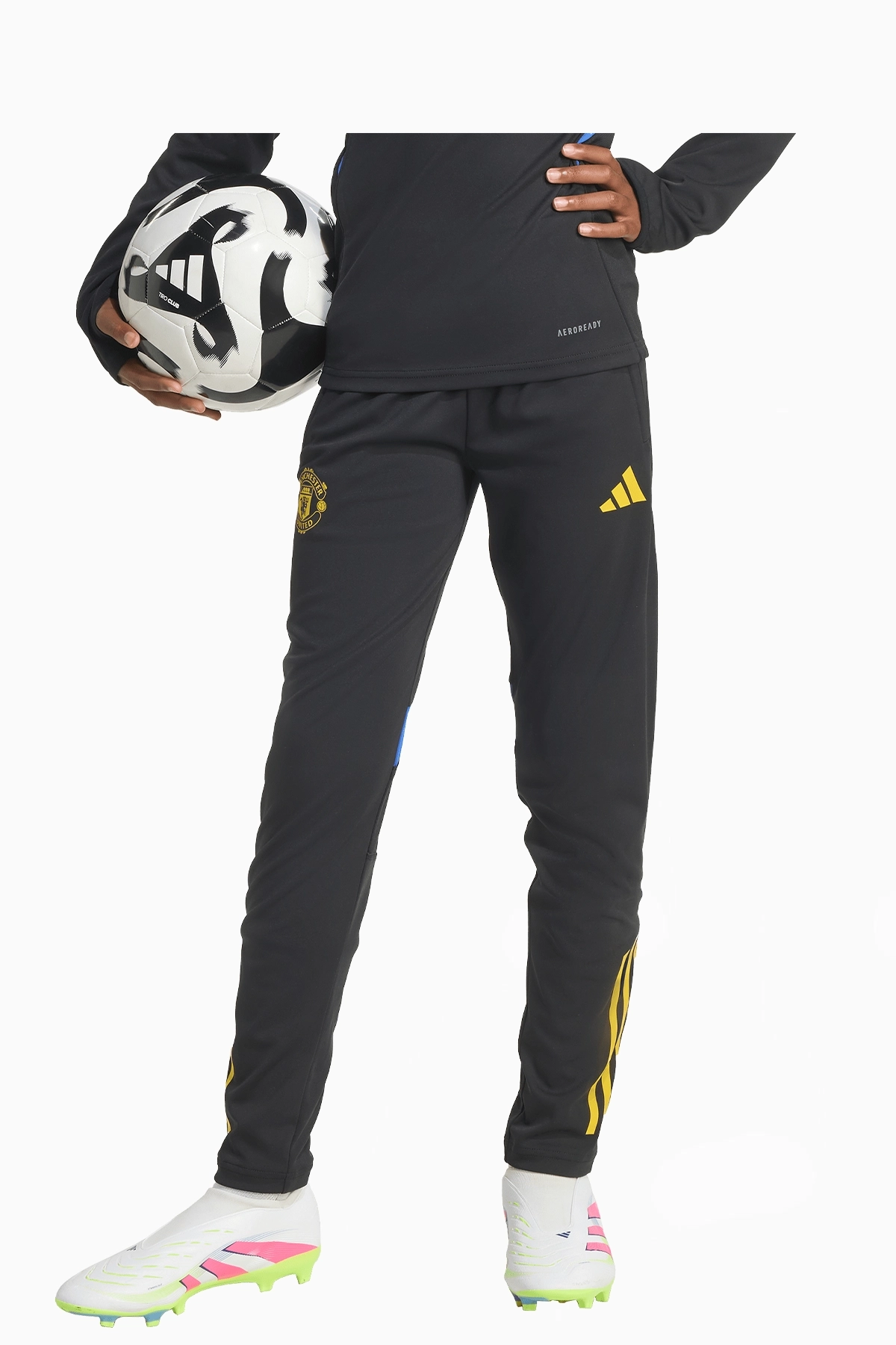 Spodnie adidas Manchester United 25/26 Competition Training Junior - Czarny