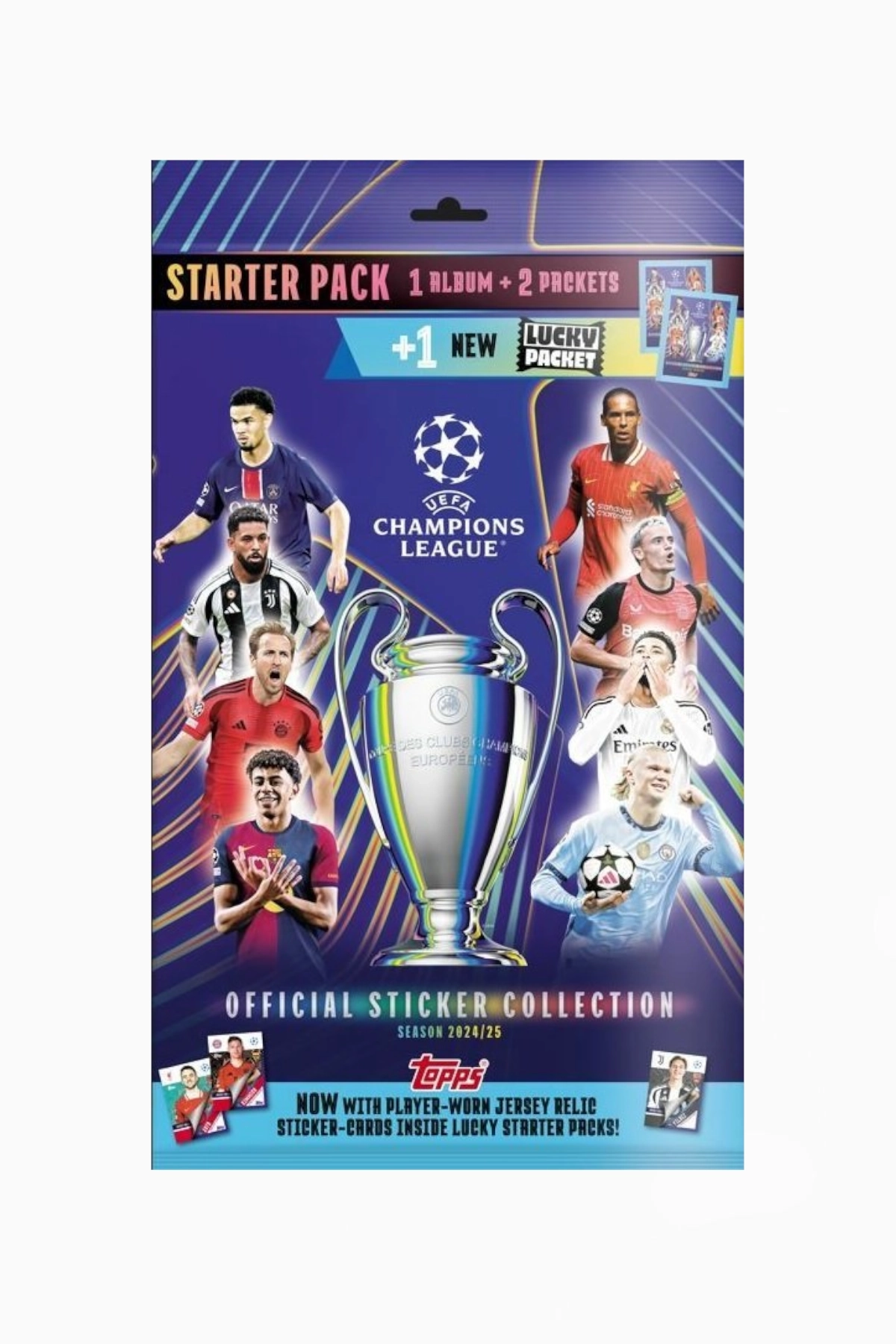 Saszetka z naklejkami Topps UEFA Champions League 24/25 Starter Pack