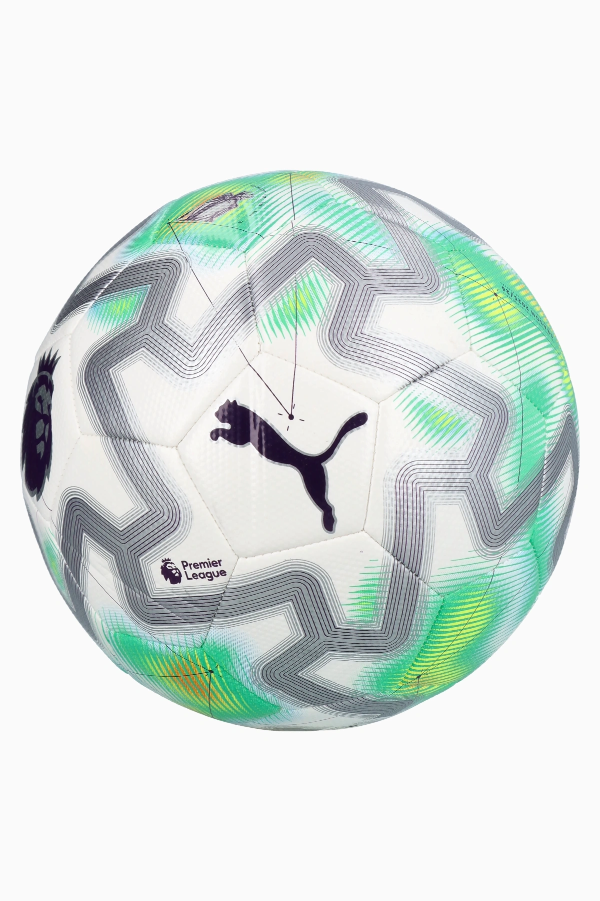 Piłka Puma Orbita Cup Premier League Thrill rozmiar 5 - Szary