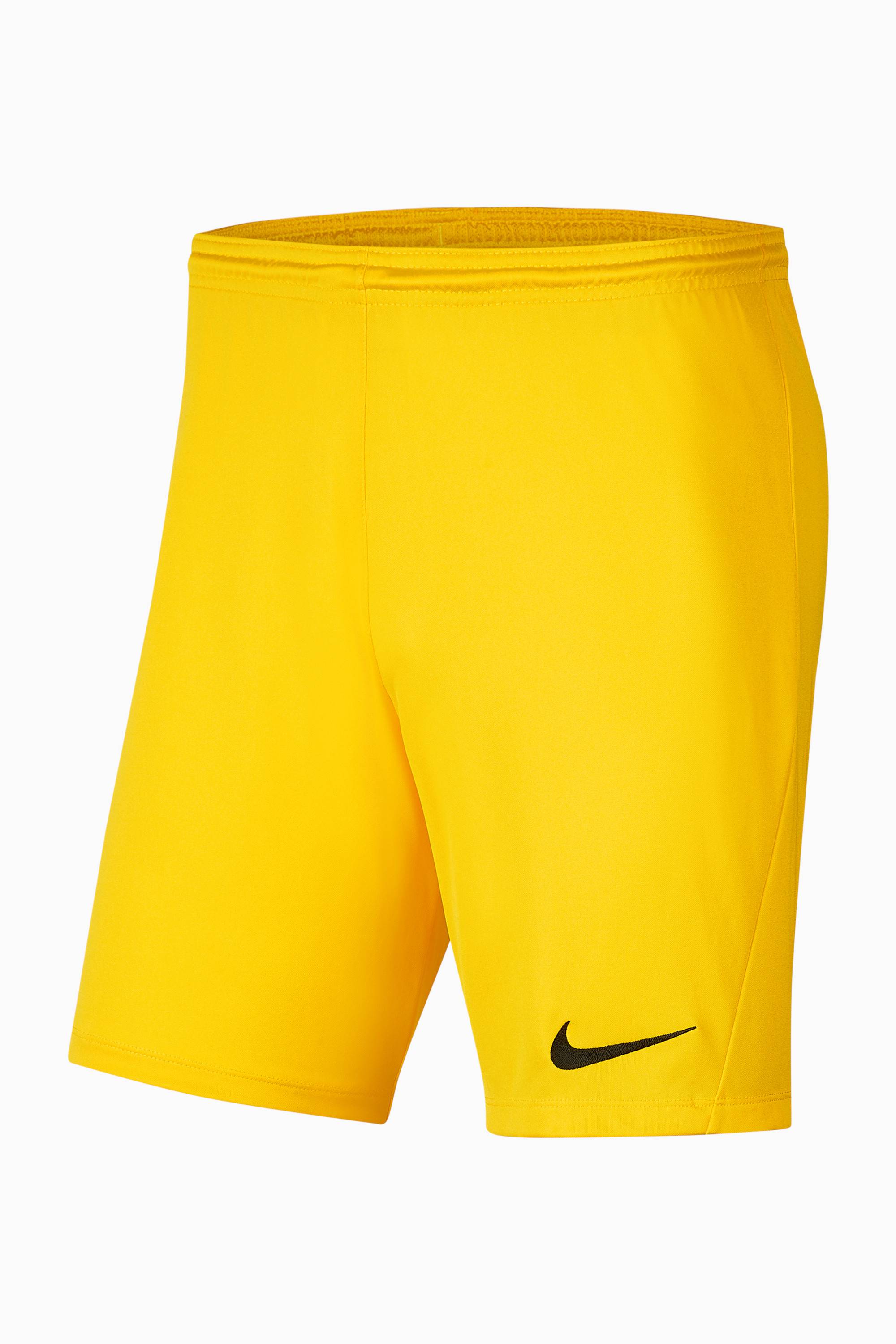 Spodenki Nike Dry Park III Junior - Żółty