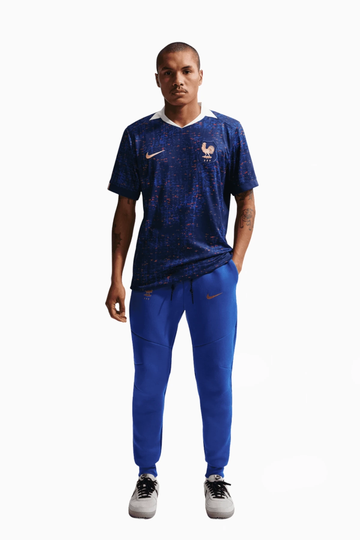 Spodnie Reprezentacji Francji Nike 2026 Tech Fleece Jogger - Niebieski