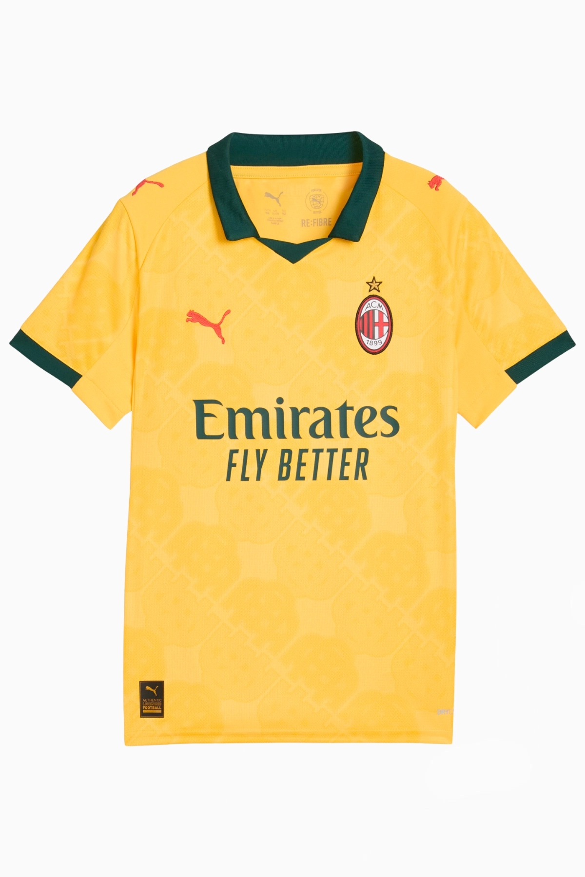 Koszulka Puma AC Milan 25/26 Trzecia Replica Junior - Żółty