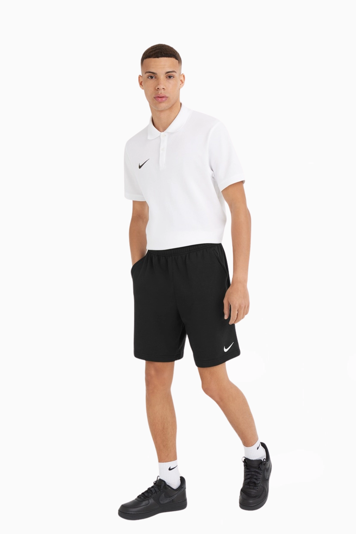 Spodenki Nike French Terry - Czarny