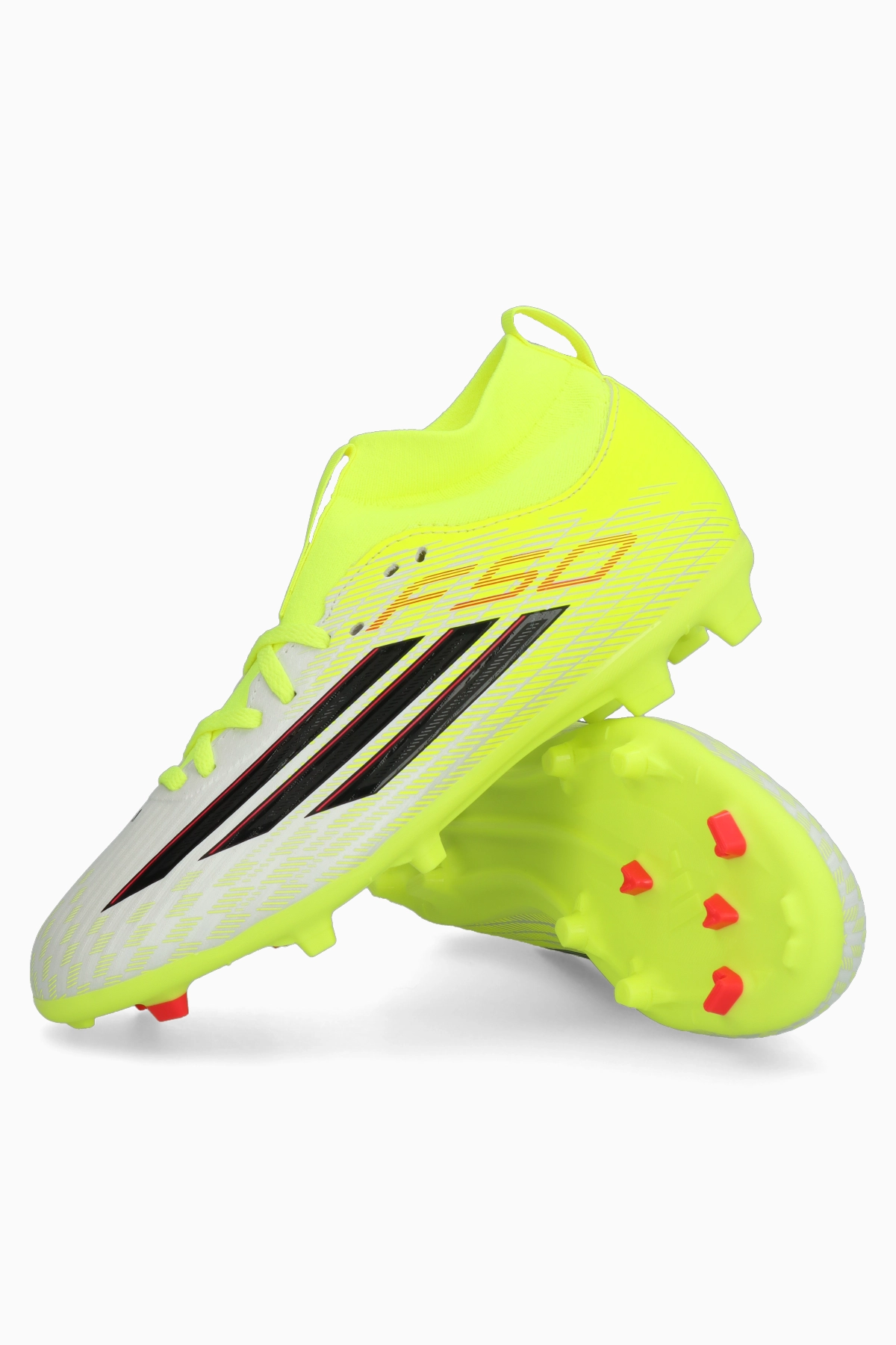 Korki adidas F50 League Mid FG/MG Junior - Żółty