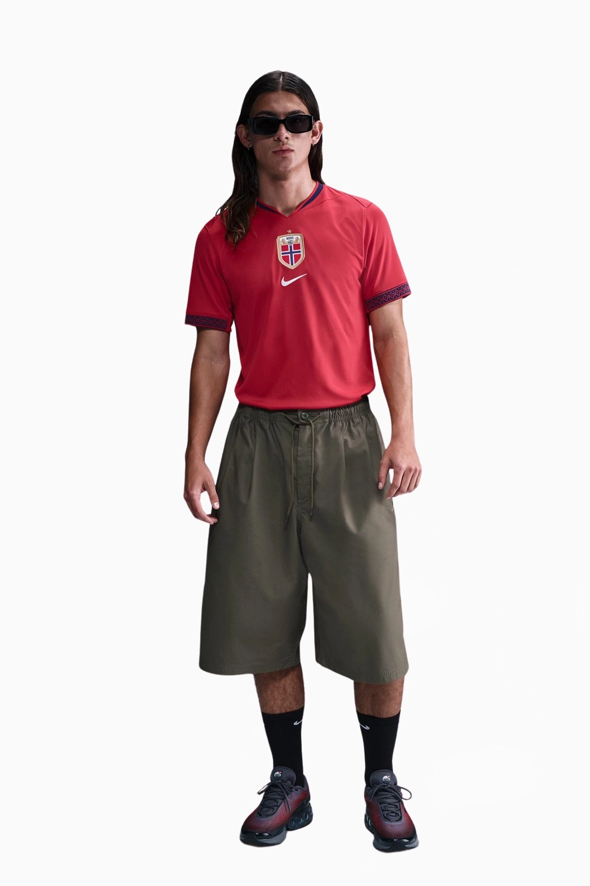 Koszulka Reprezentacji Norwegii Nike 2025 Domowa Stadium - Czerwony