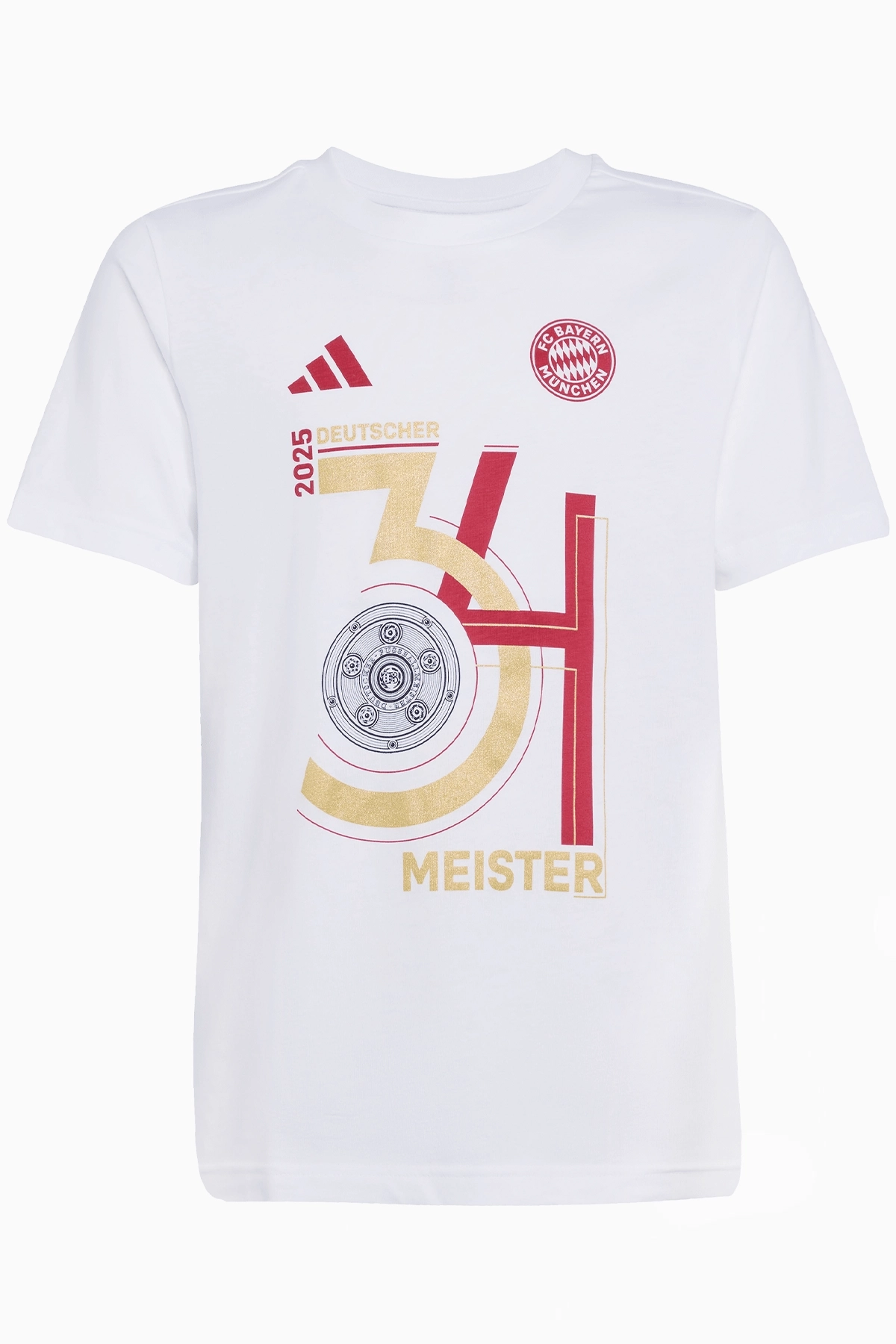 Koszulka adidas FC Bayern 2025 Championship Winner Junior - Biały