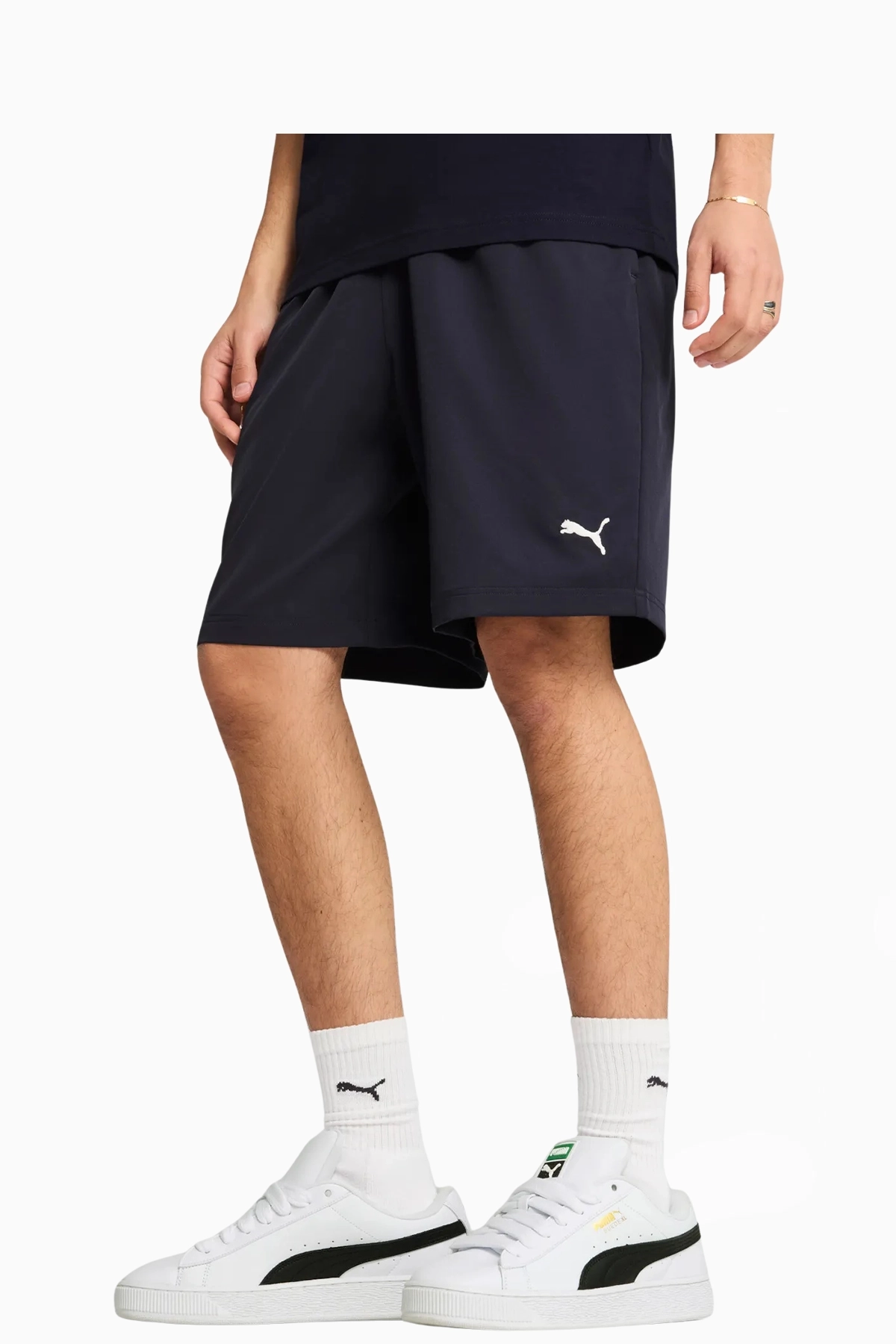 Spodenki Puma Essentials Woven Shorts 9" - Granatowy