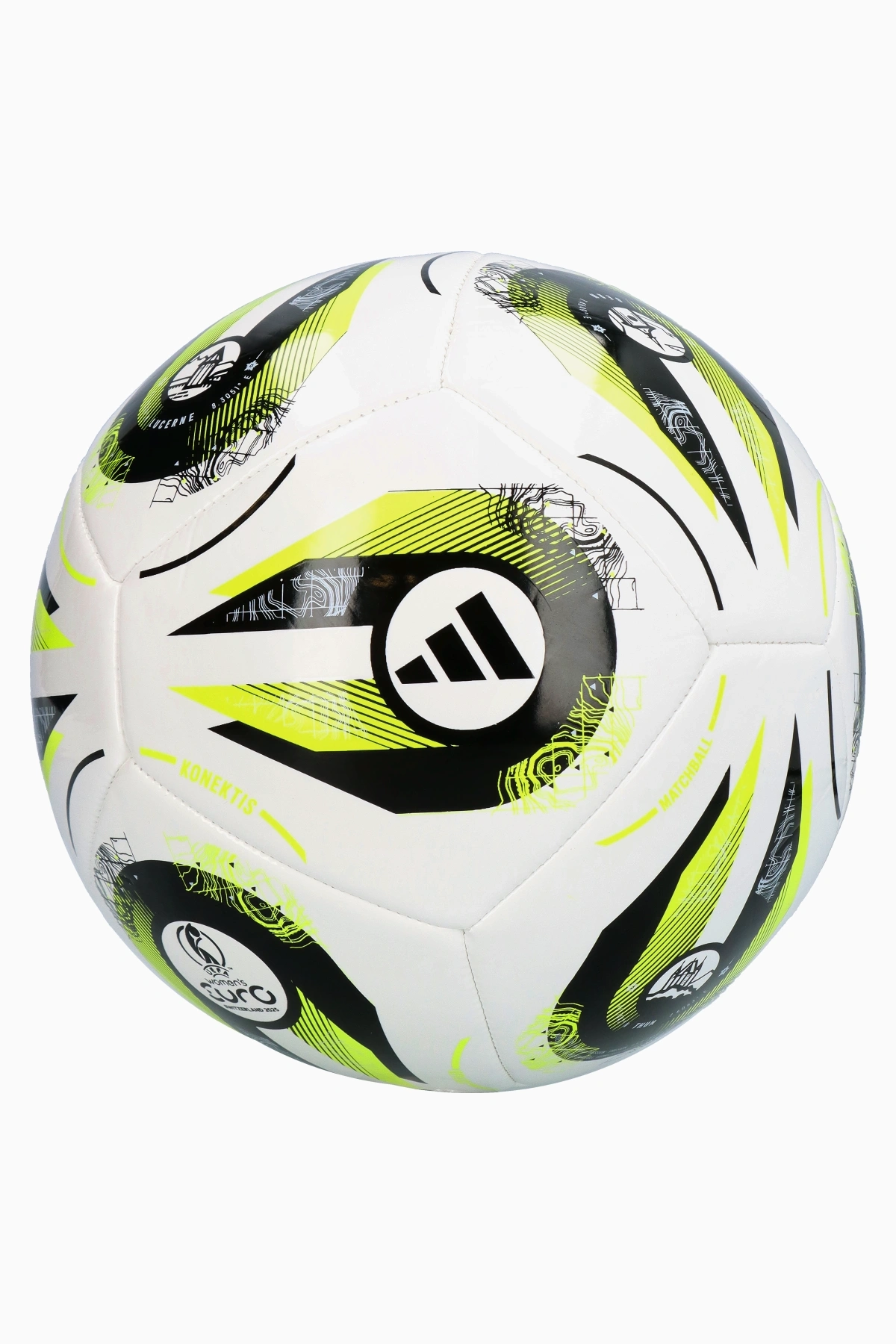 Piłka adidas Women's EURO 2025 Club rozmiar 3 - Biały