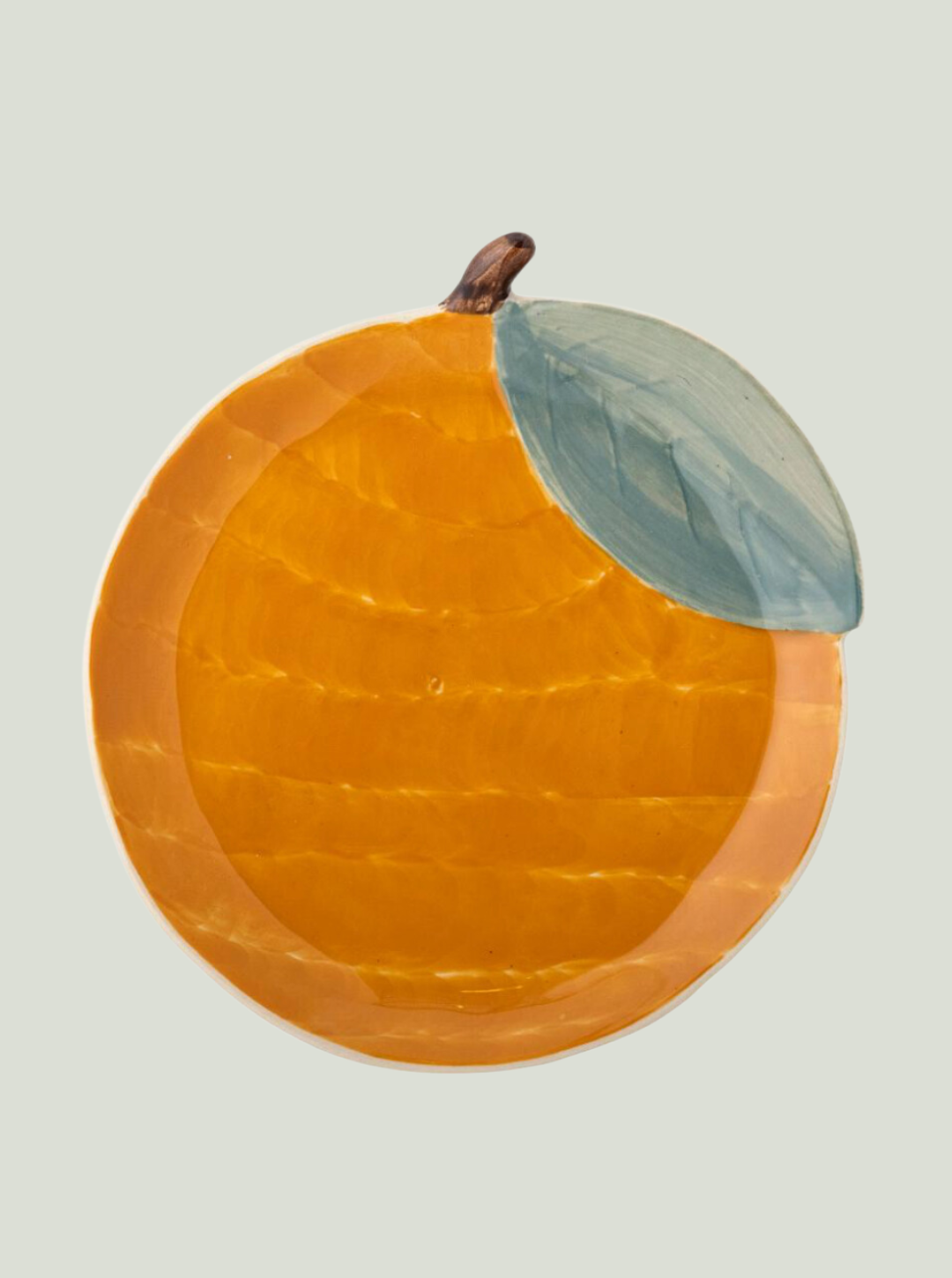 Talerz Agnes, Pomarańczowy, Kamionka Bloomingville MINI