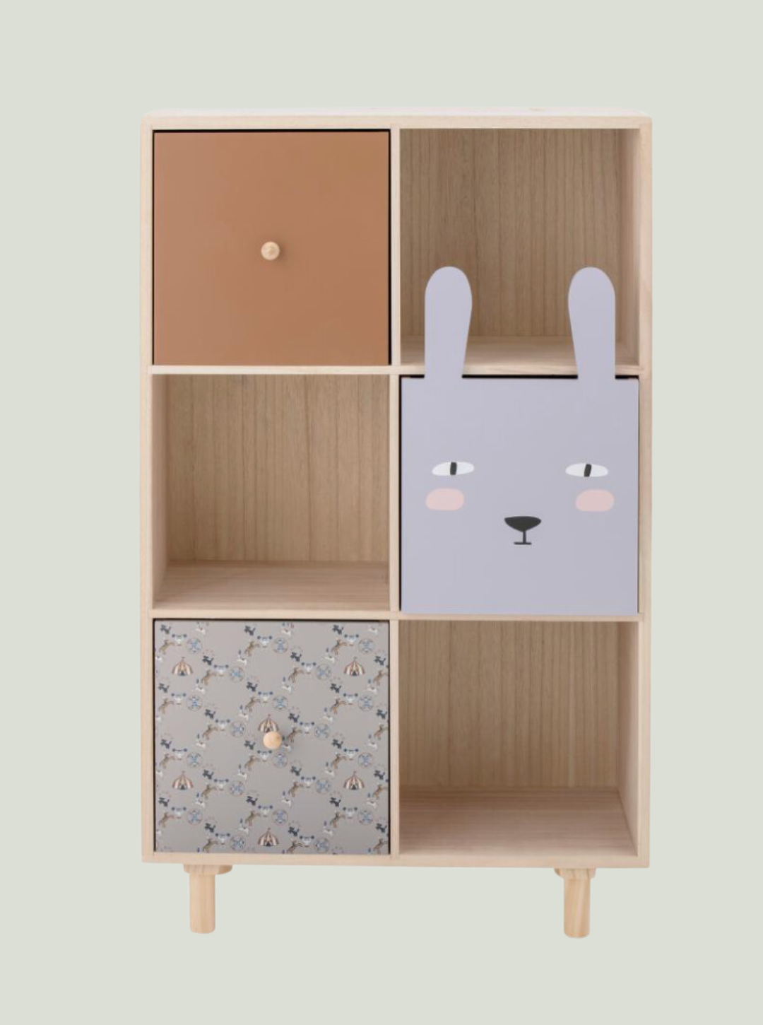 Regał Calle z szufladami, Nature Bloomingville MINI