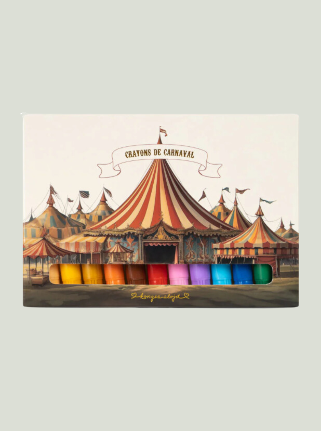 Kredki żelowe i blok rysunkowy fsc - MULTI Konges Sløjd