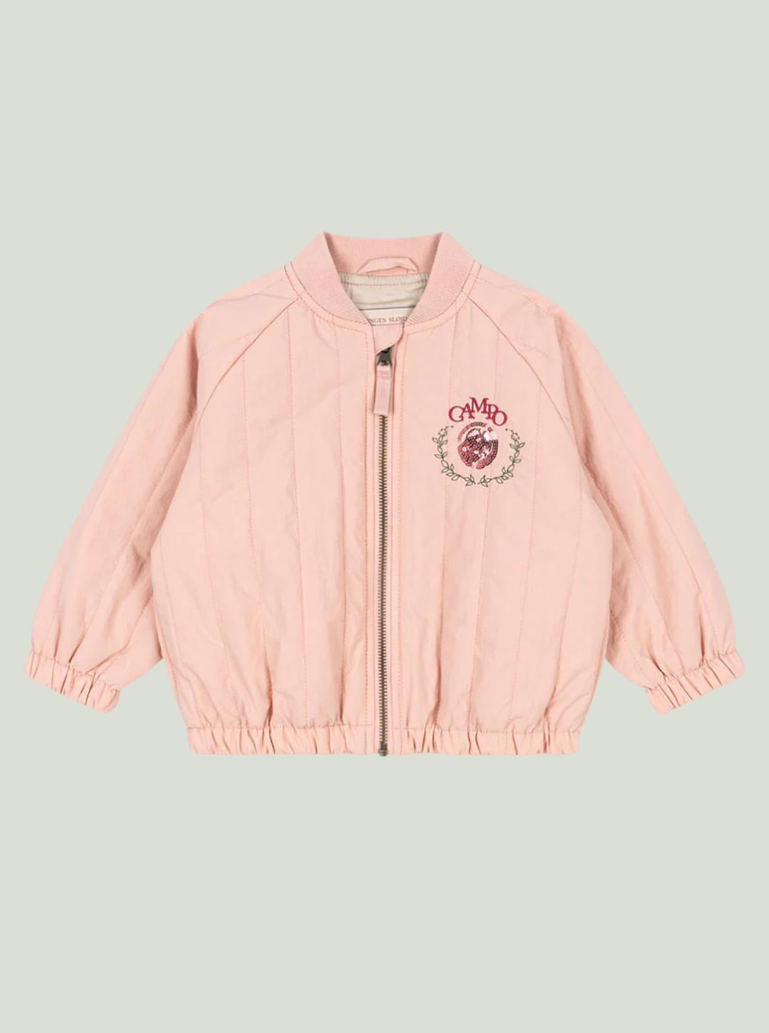 Kurtka Bomberka JUNO PRINTED BOMBER JACKET mellow rose KONGES SLØJD