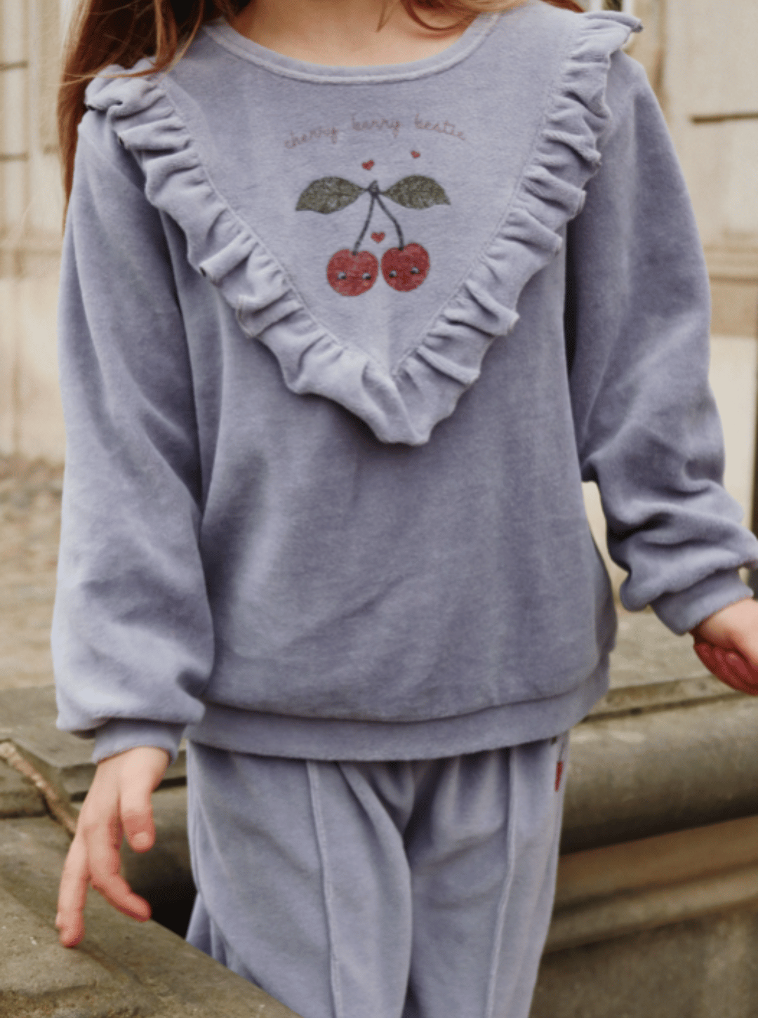 Bluza WALLY FRILL SWEAT SHIRT GOTS TRADEWINDS Konges Sløjd