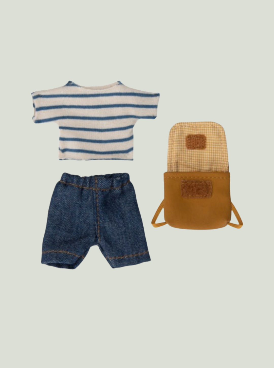 MAILEG Ubranko myszki - Clothes and bag, Big brother mouse