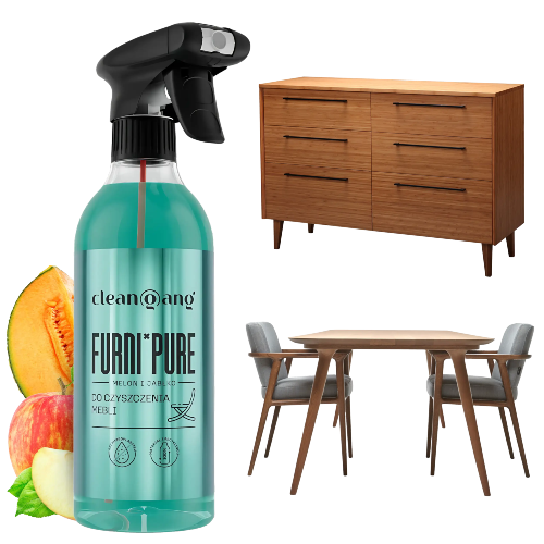 płyn do czyszczenia mebli melon i jabłko, 500 ml