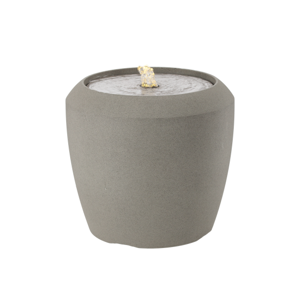 Fontanna plastikowa LED szara 33,5 x 30,5cm