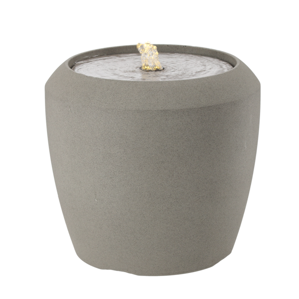 Fontanna plastikowa LED szara 44 x 39,5cm