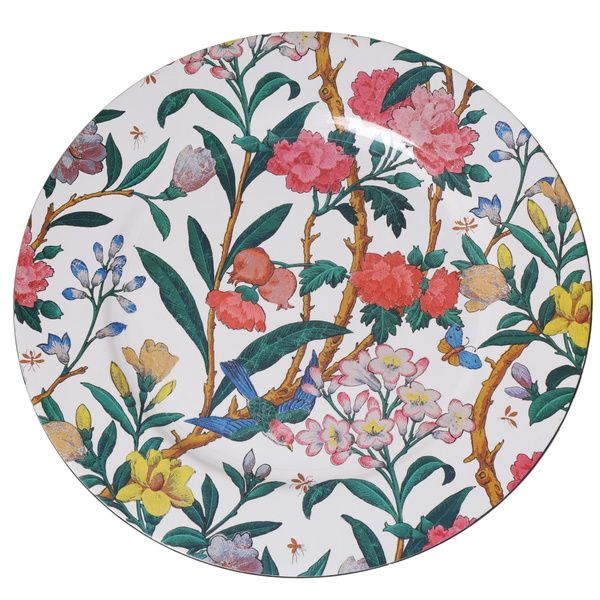 Podtalerz z pleksy kolorowe kwiaty 32 cm