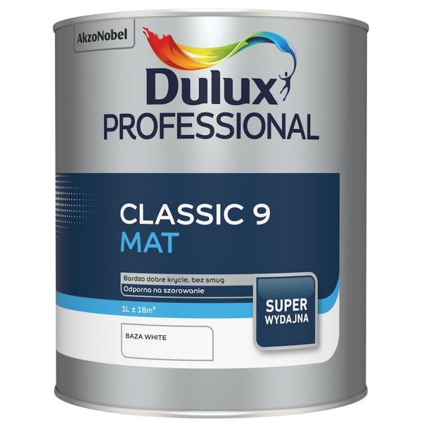 Farba Professional Classic 9 Baza White 0,9L Dulux