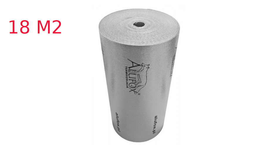 Alufox mata termoizolacyjna Alu+Pianka+Alu 18m2