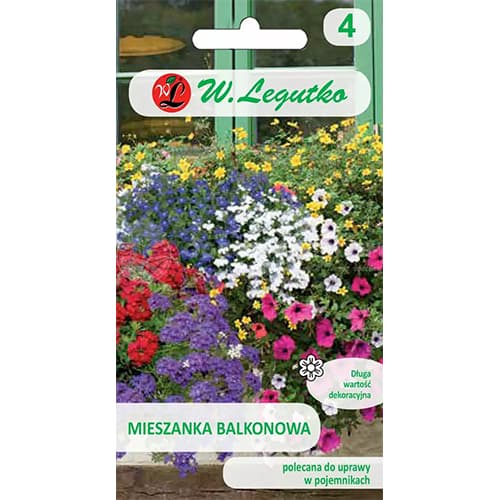 1 szt, Balkonvirágok, színkeverék 2 - Magok: Mod de ambalare: 1.5 g