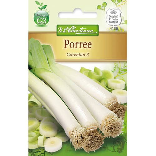 1 szt, Porree Carentan 3 - Samen: Ilość w opakowaniu: 1 Stück