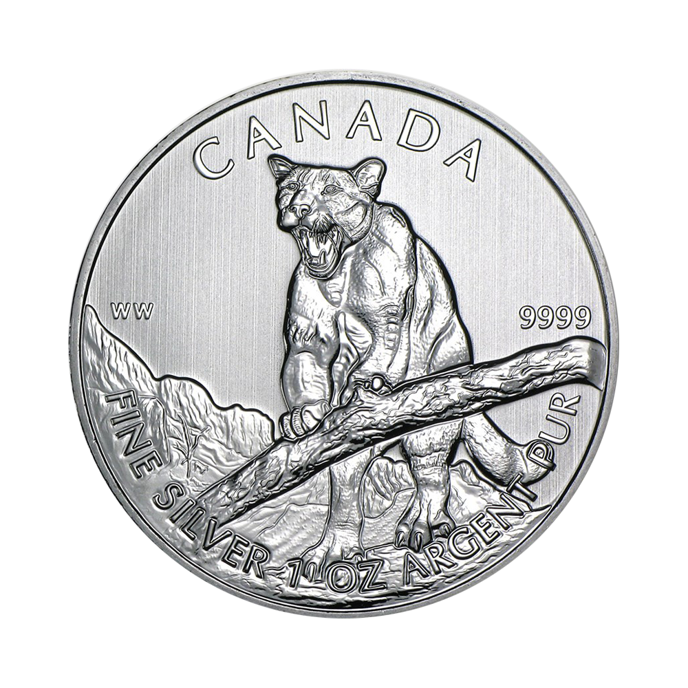 Srebrna moneta Kanadyjska Puma 1 uncja - wysyłka 24 h! - Mennica Skarbowa
