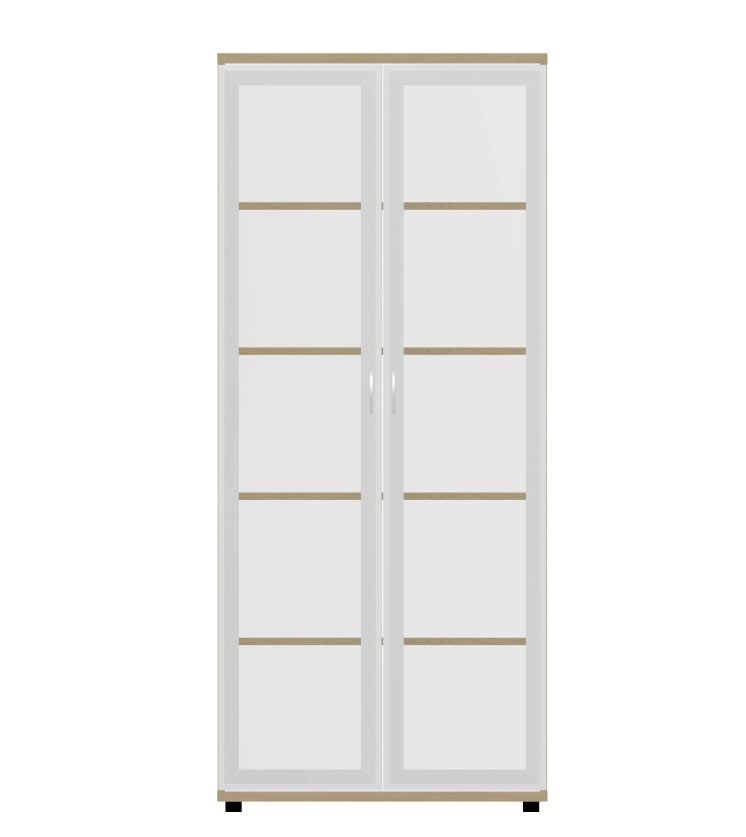 HEBE TS511 regał przeszklony 80,2x40x184,1h