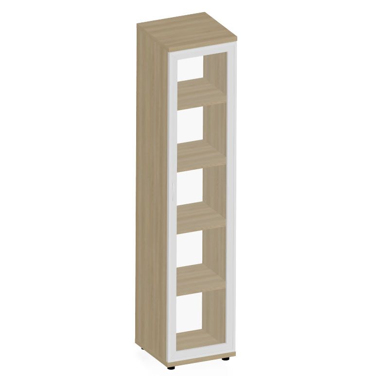 HEBE TS528 regał przeszklony, lewy 40,2x40x184,1h