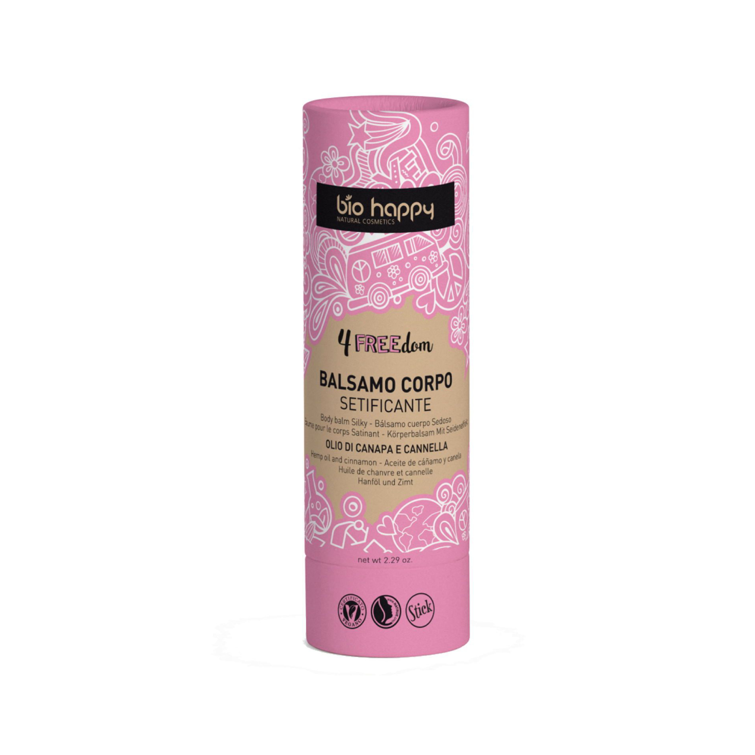 Bio happy - jedwabny balsam do ciała w sztyfcie, 65 g (data ważności: 31.07.2026)