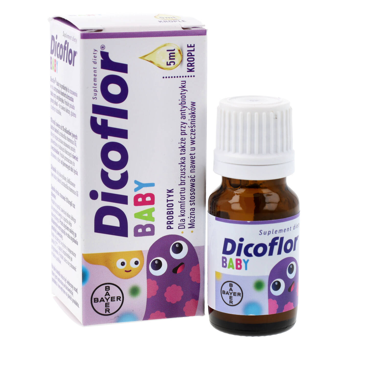Dicoflor baby, krople, 5 ml