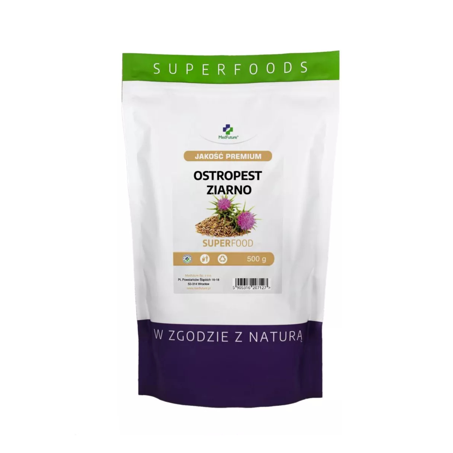 Medfuture, ostropest ziarno, 500 g