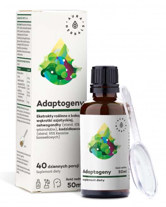 Aura herbals adaptogeny, płyn, 50 ml