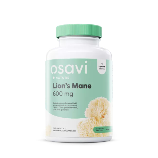 Osavi, lion's mane (600 mg), 120 kapsułek