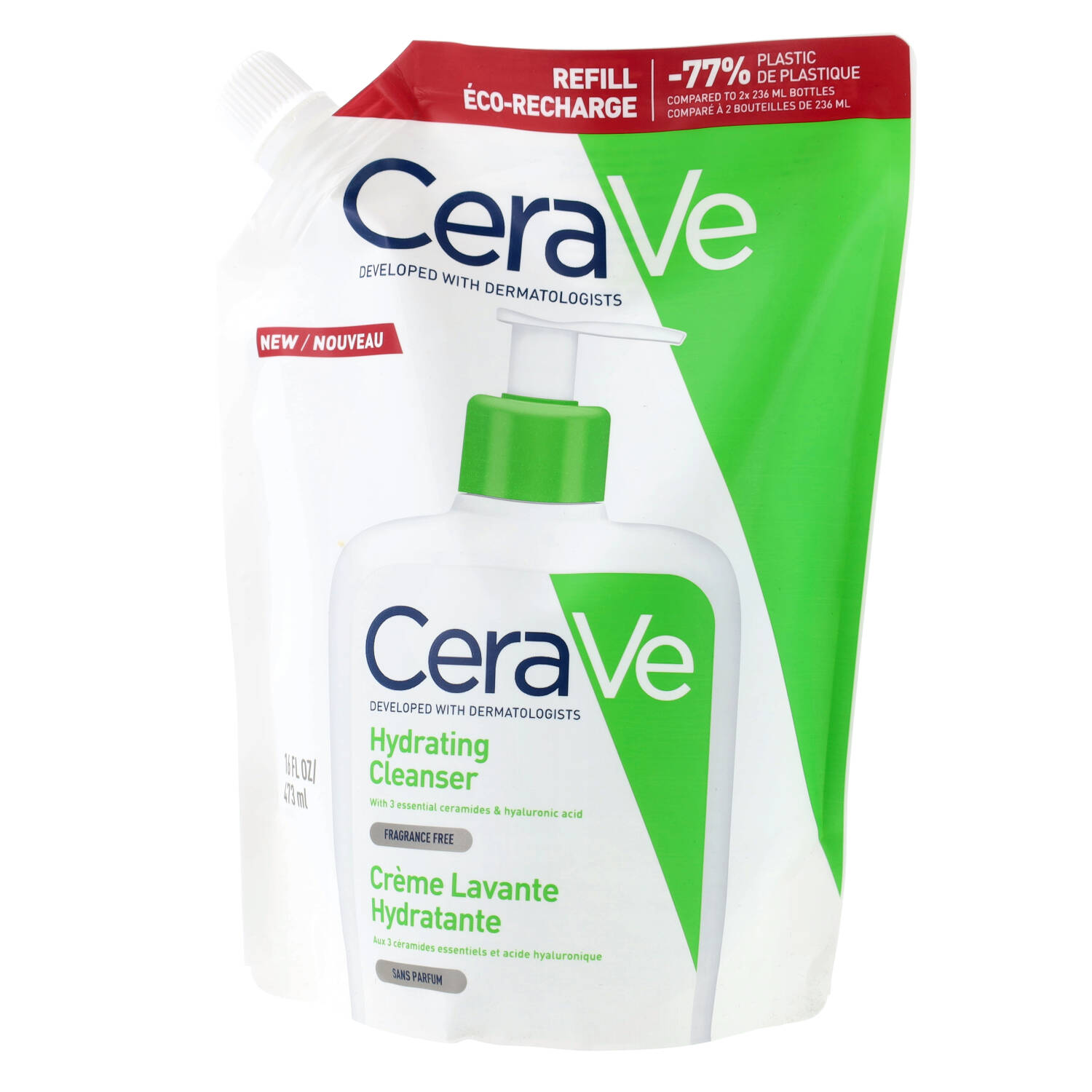 Cerave - nawilżająca emulsja do twarzy i ciała dla skóry normalnej i suchej. zapas, 473 ml