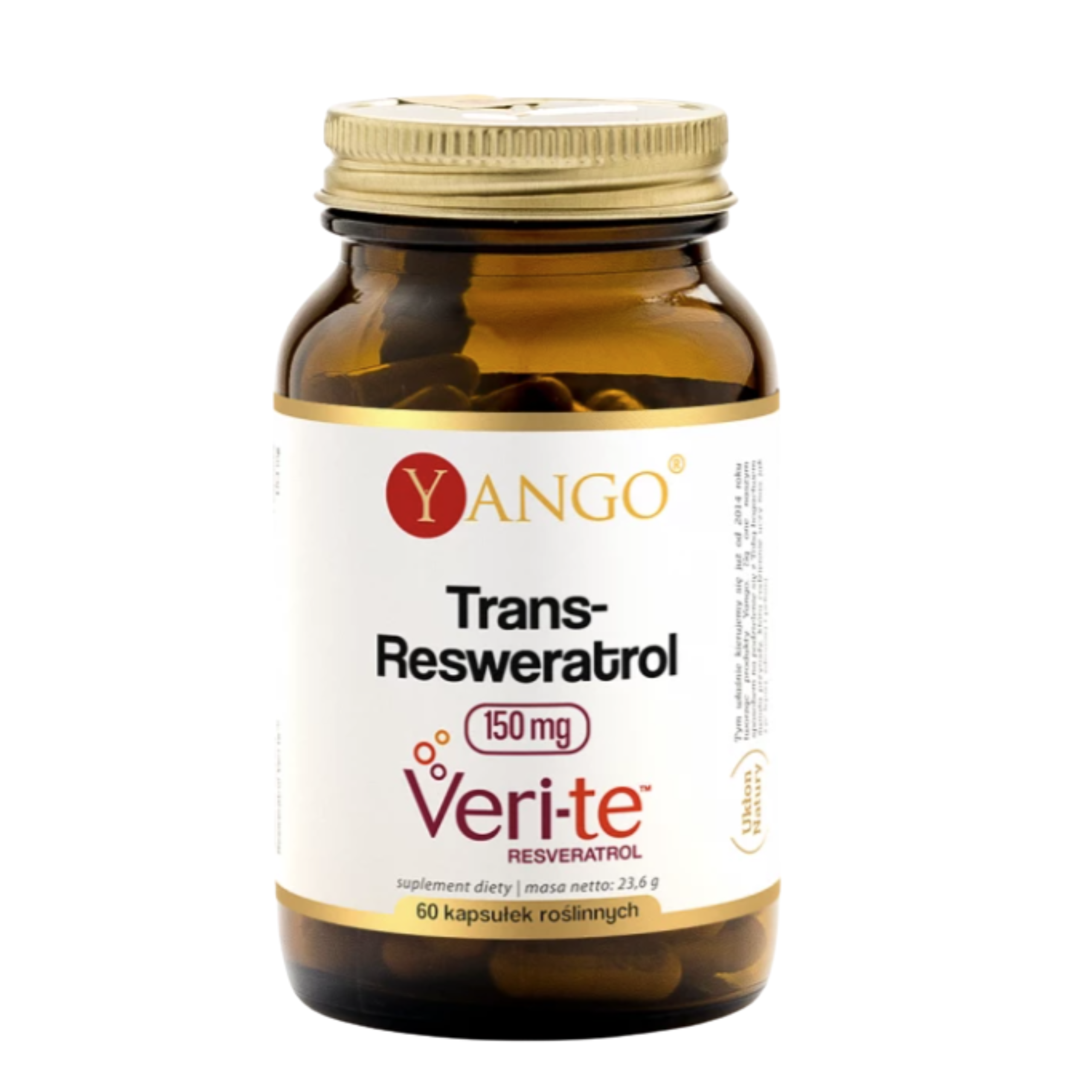 Yango trans resveratrol veri-te, 60 kapsułek