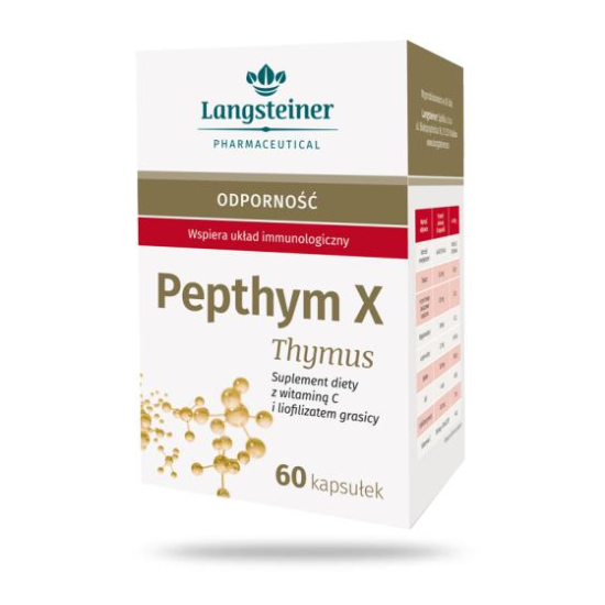 Langsteiner pepthym x thymus, 60 kapsułek