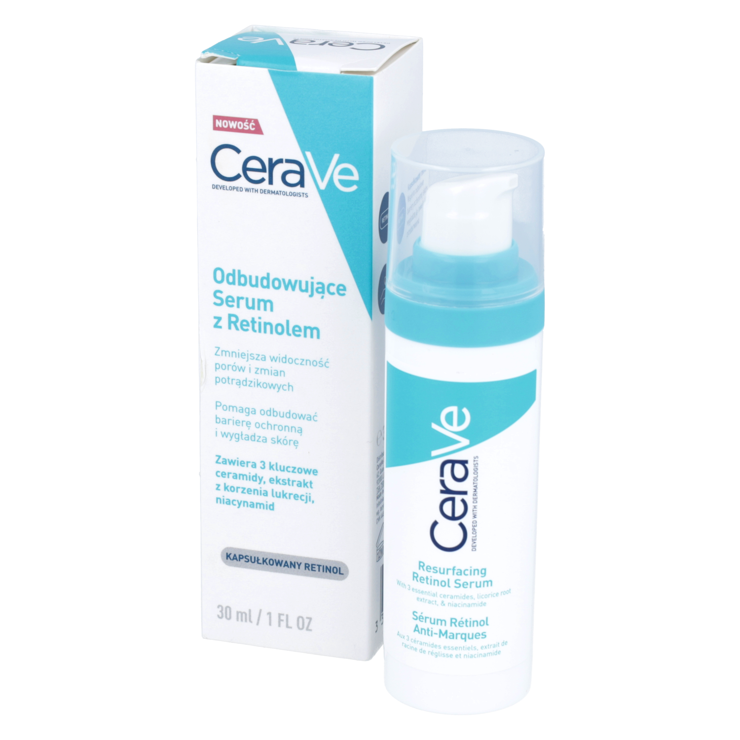 Cerave - serum odbudowujące z retinolem, 30 ml