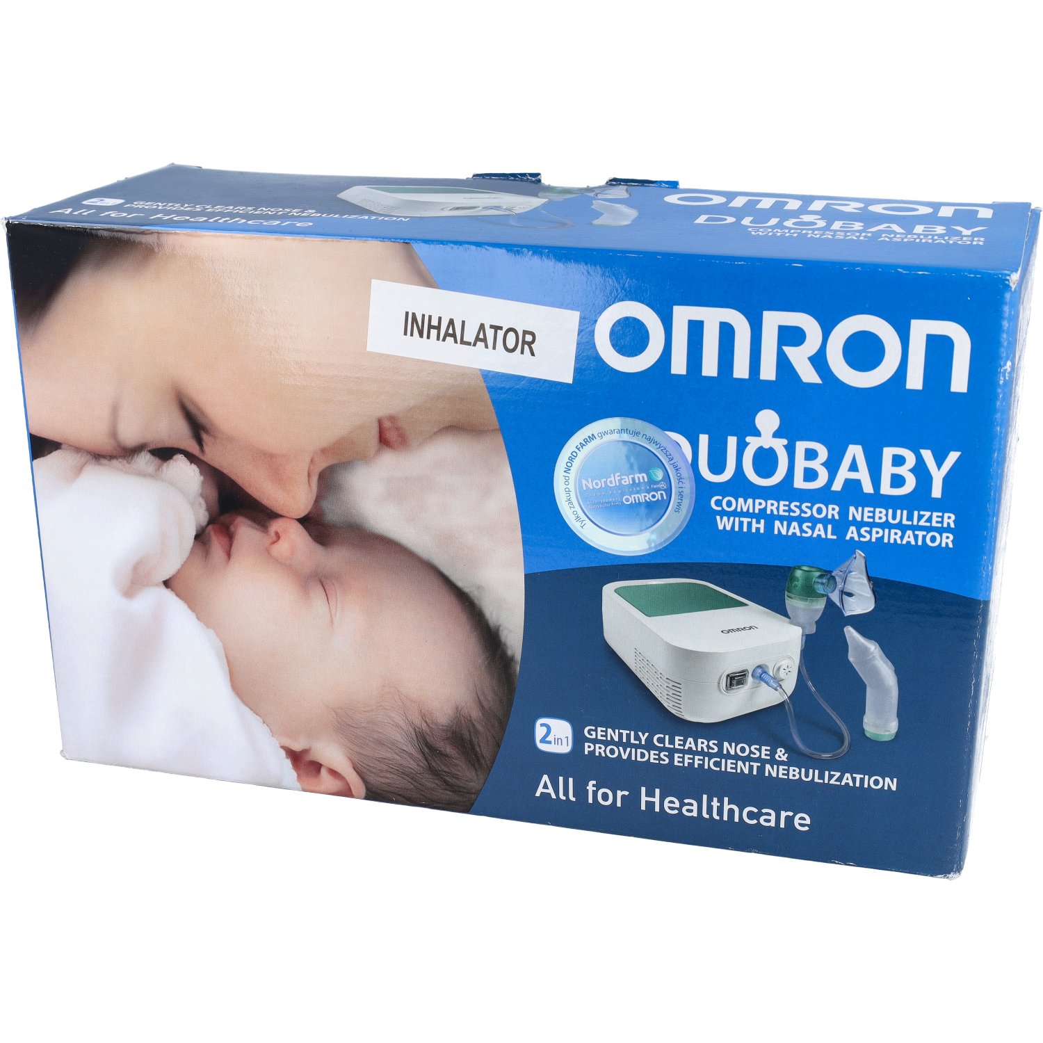 Omron duobaby (ne-c301-e) - inhalator z aspiratorem do nosa, 1 sztuka