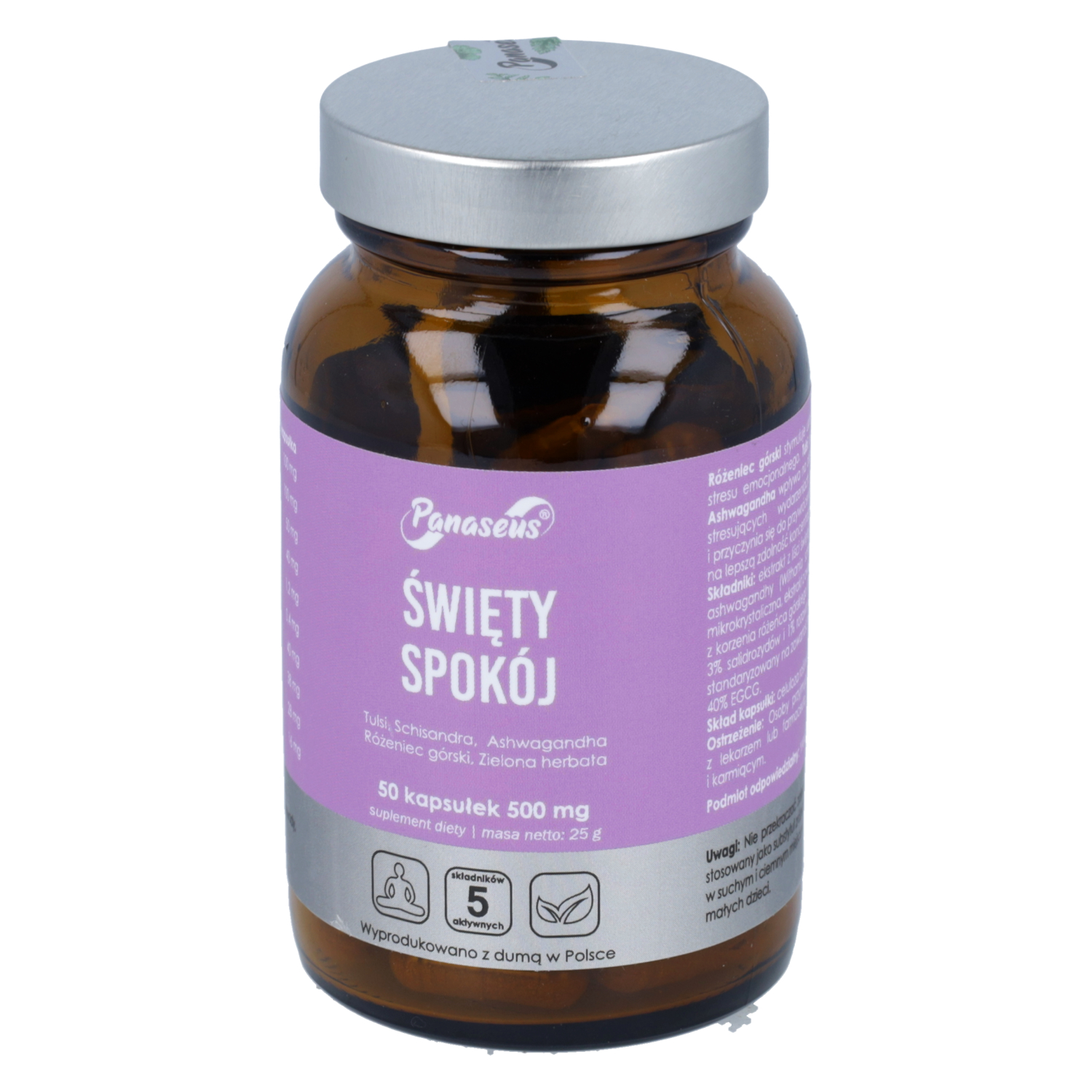 Panaseus święty spokój, 50 kapsułek