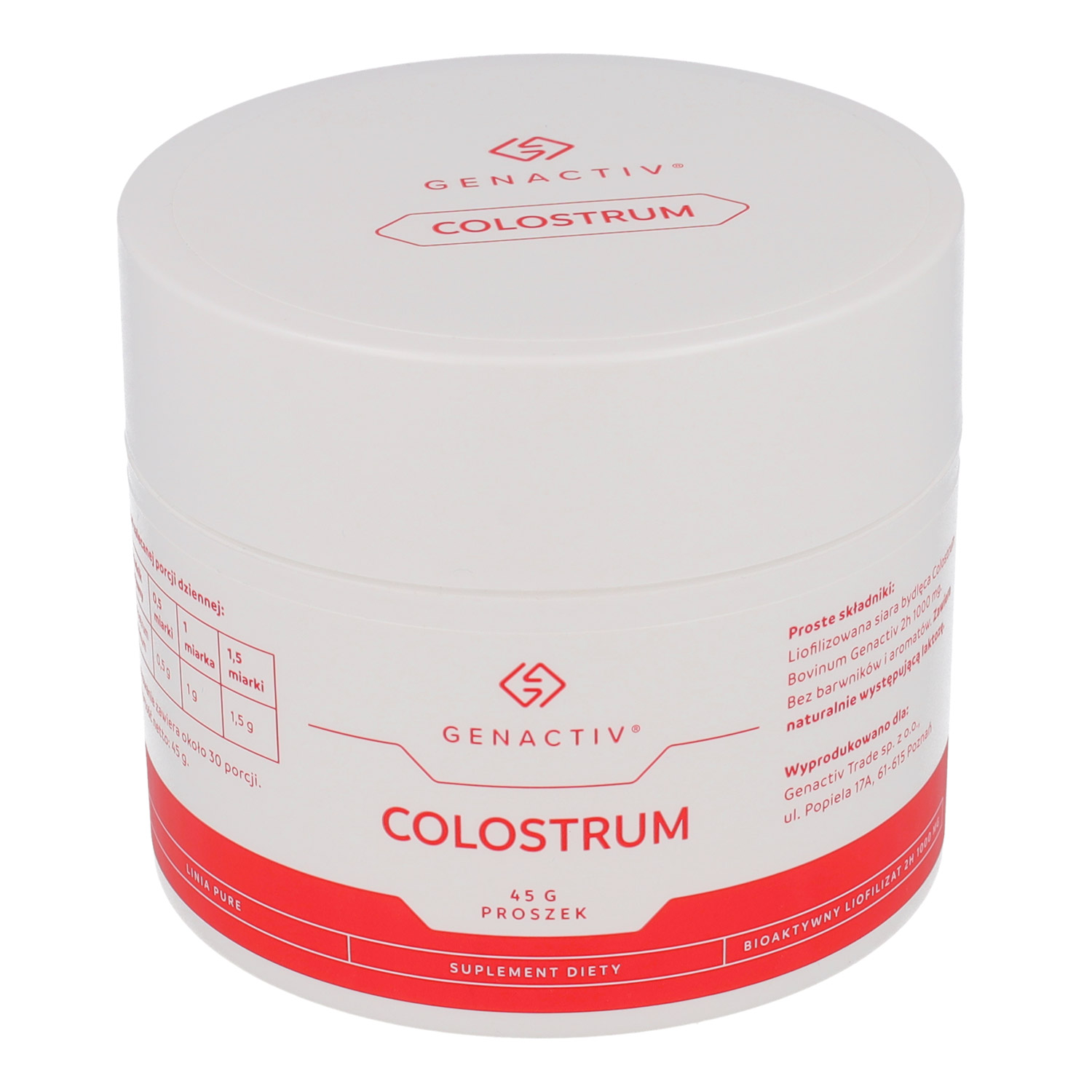 Genactiv colostrum, proszek, 45 g